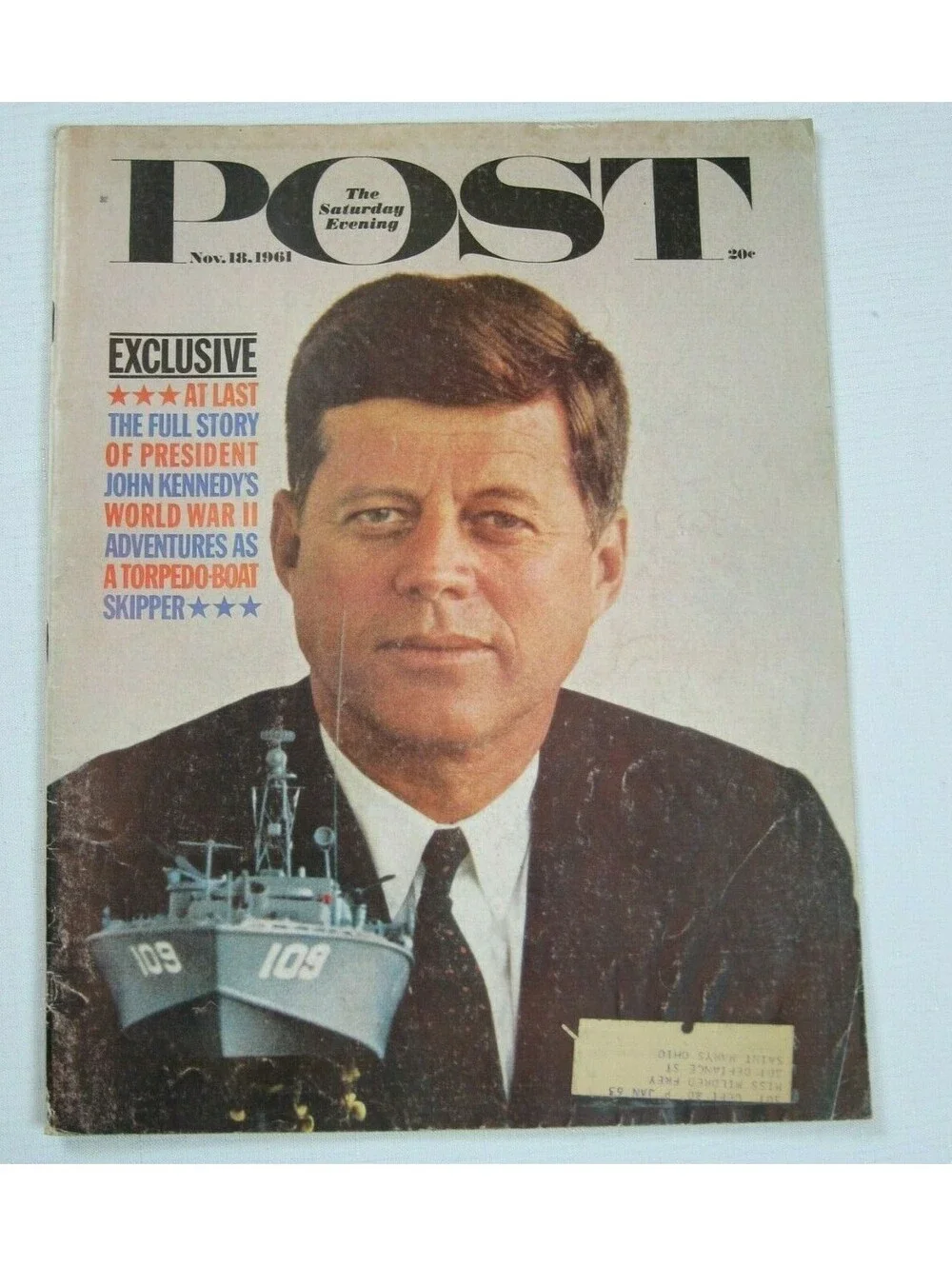 Lot 3 Saturday Evening Post JFK John F. Kennedy 1961, 1965 & 1959 Life of Christ